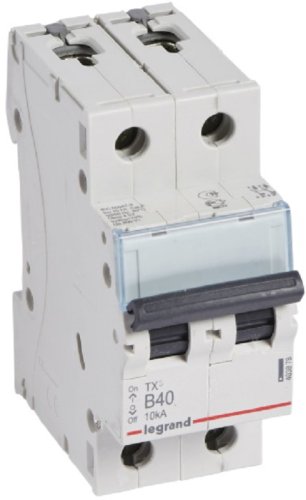 Выключатель автоматический Legrand TX3 6000 2п 40А B 10кА картинка